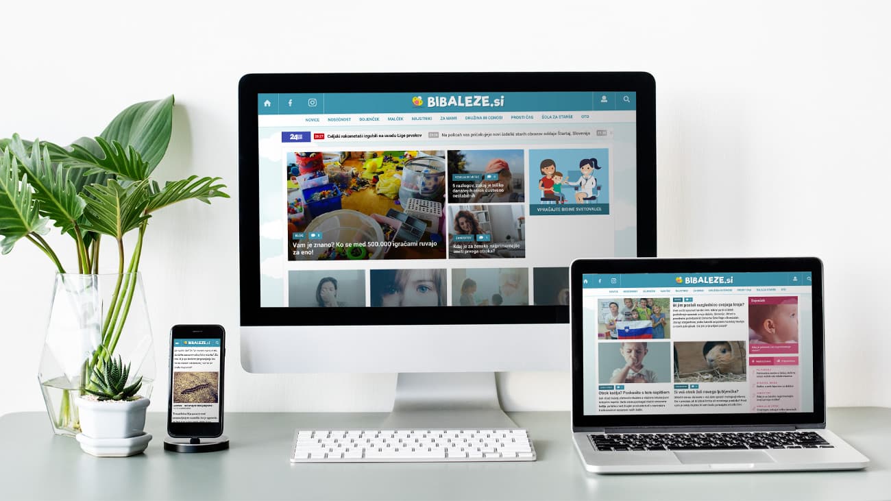 Frontpage on multiple devices.