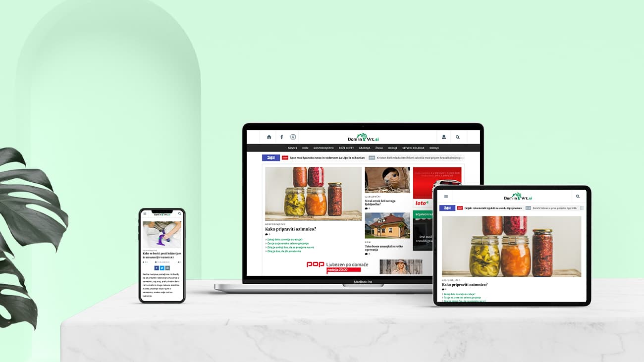 Frontpage on multiple devices.